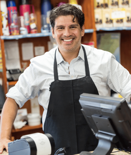 Happy Business Owner